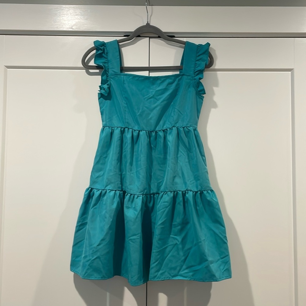 SHEIN Turquoise Dress